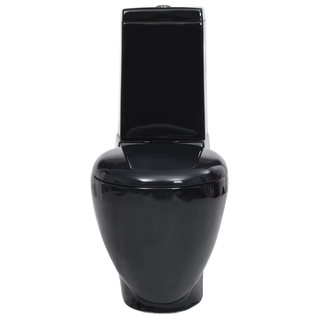 Vaso WC in Ceramica con Scarico Dietro Nero