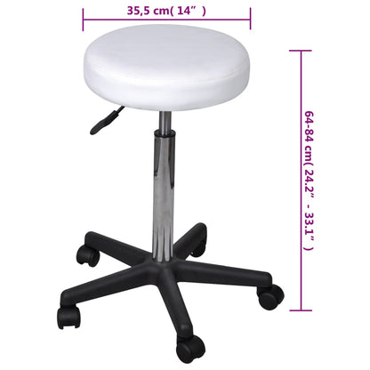Sgabello da Ufficio Bianco
