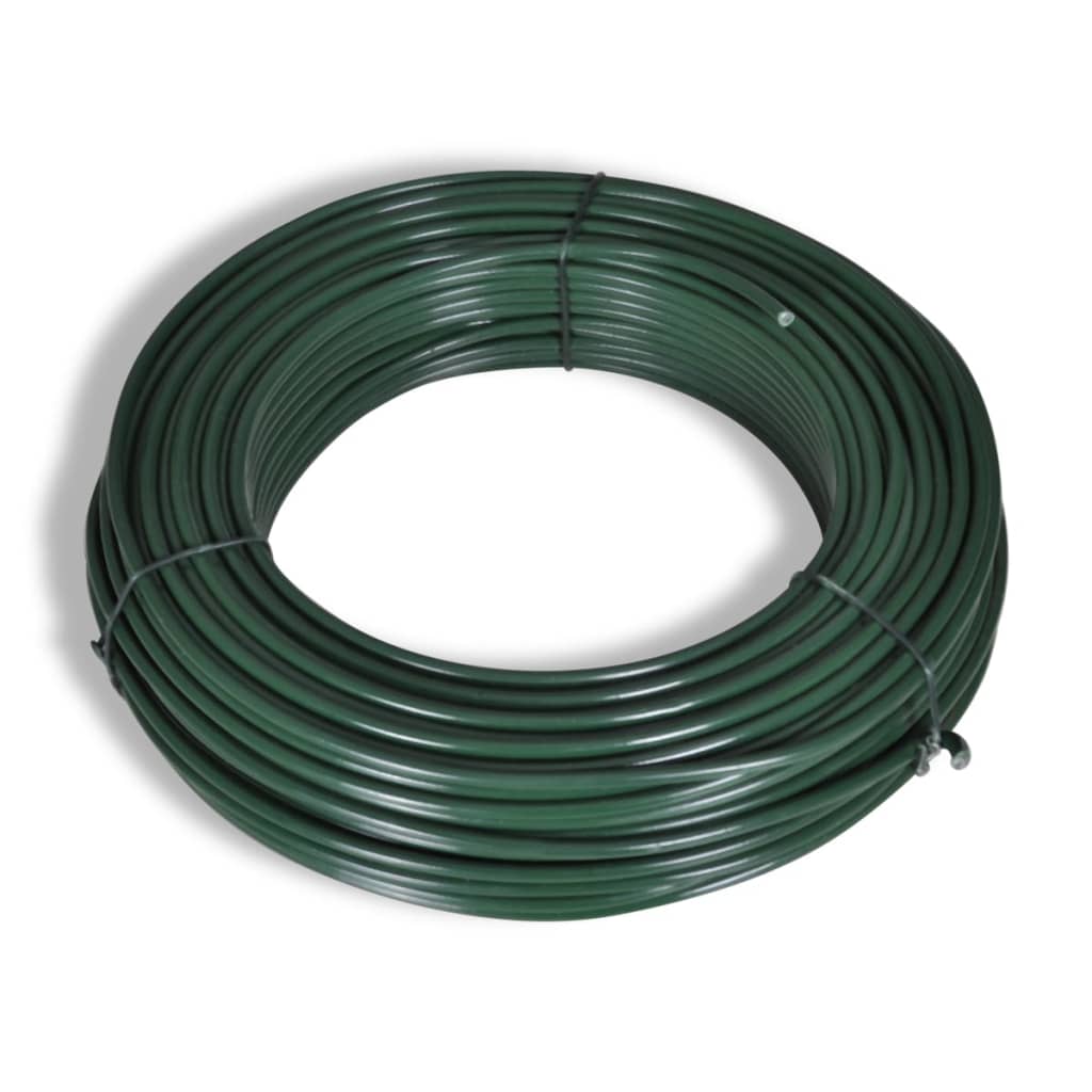 Recinzione a Rete in Acciaio 1,5x25 m Verde
