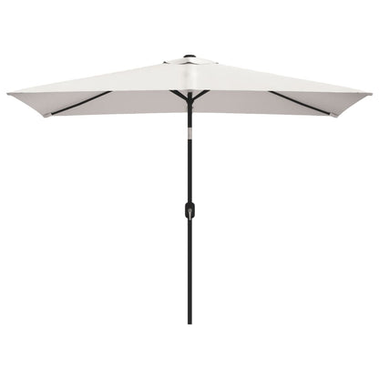 Parasole 200 x 300 cm Bianco Sabbia Rettangolare