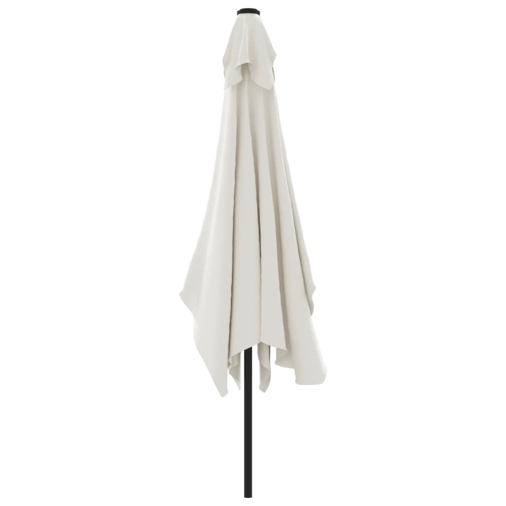 Parasole 200 x 300 cm Bianco Sabbia Rettangolare