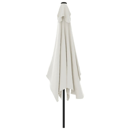 Parasole 200 x 300 cm Bianco Sabbia Rettangolare
