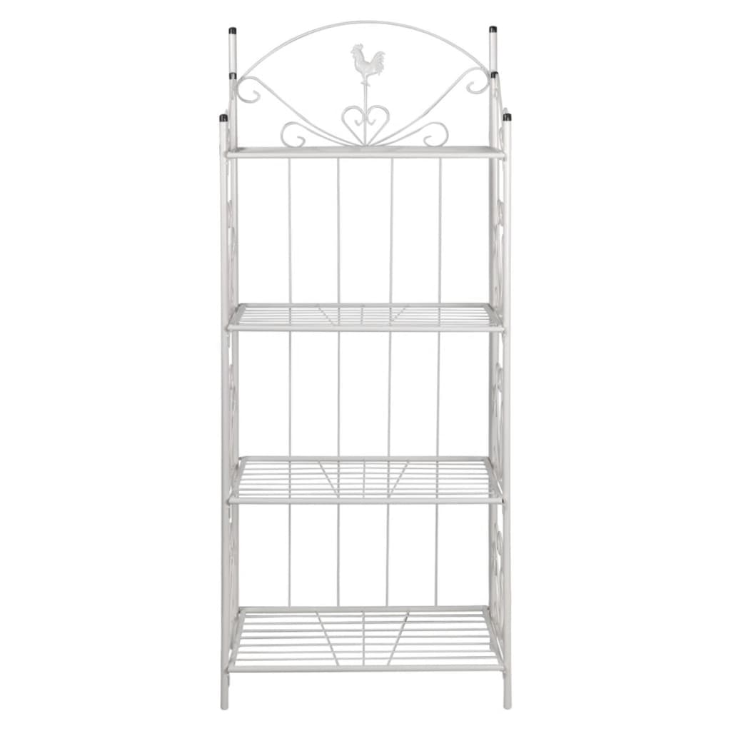 Supporto per Piante Quadrato Bianco