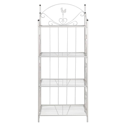 Supporto per Piante Quadrato Bianco