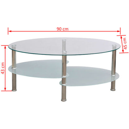 Tavolino da CaffÃ¨ con Design Esclusivo Bianco