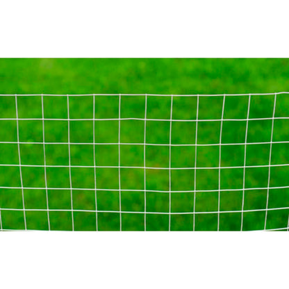 Recinzione in Rete per Pollaio Acciaio Zincato 10x1 m Argento