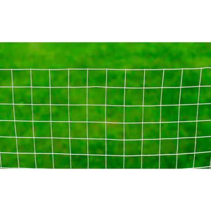 Recinzione in Rete per Pollaio Acciaio Zincato 25x1 m Argento