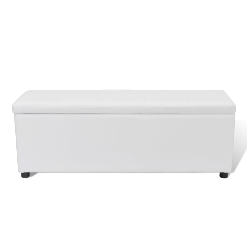 Cassapanca Bianca 118 x 44 x 44 cm