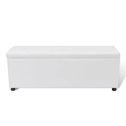 Cassapanca Bianca 118 x 44 x 44 cm
