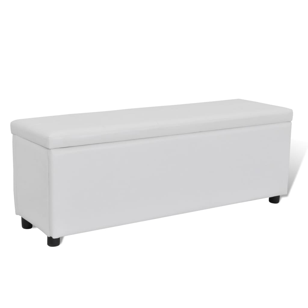 Cassapanca Bianca 118 x 44 x 44 cm