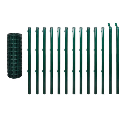 Recinzione Europea in Acciaio 25 x 1,0 m Verde
