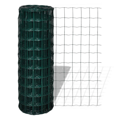 Recinzione Euro Verde 1000 x 180 cm Ferro rivestito in PVC