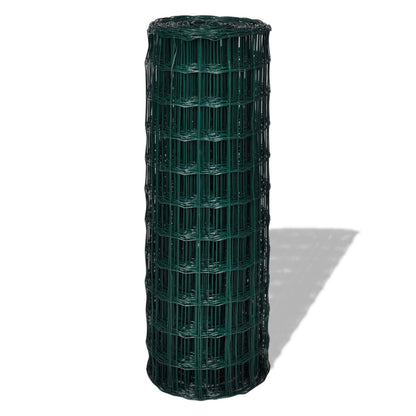 Recinzione Euro Verde 1000 x 180 cm Ferro rivestito in PVC