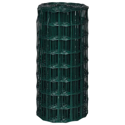 Recinzione Europea in Acciaio 25 x 0,8 m Verde