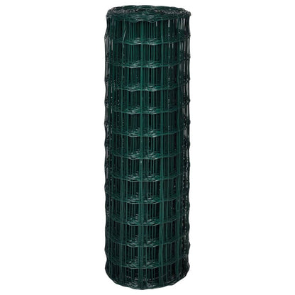 Recinzione Europea in Acciaio 25 x 1,2 m Verde