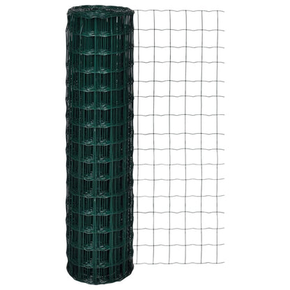Recinzione Europea in Acciaio 25 x 1,5 m Verde