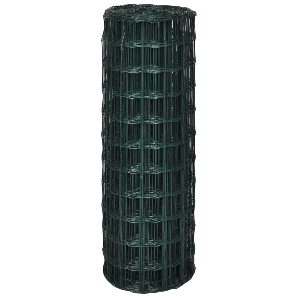 Recinzione Europea in Acciaio 10 x 1,2 m Verde