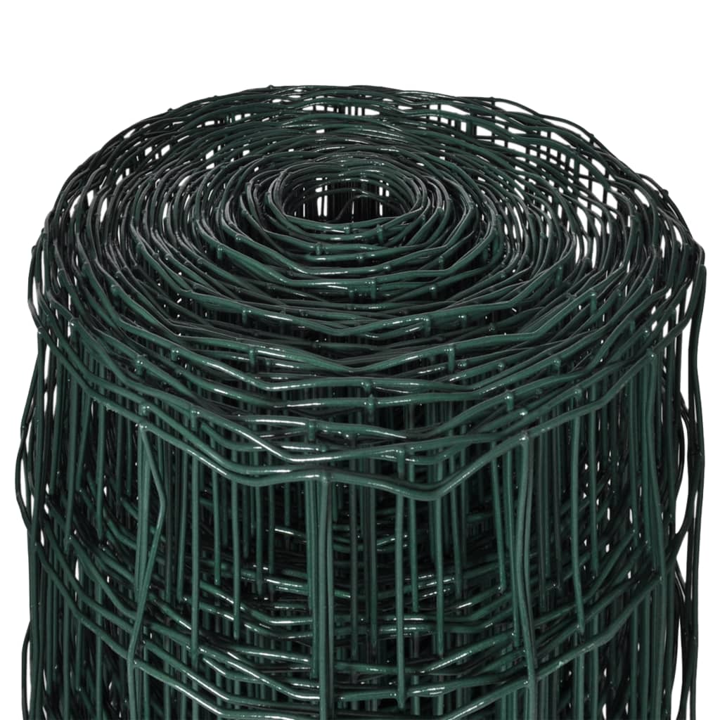 Recinzione Europea in Acciaio 10 x 1,2 m Verde