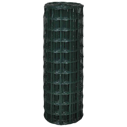 Recinzione Europea in Acciaio 25 x 0,8 m Verde