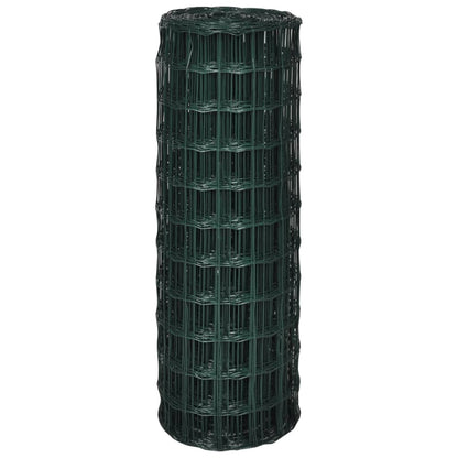Recinzione Europea in Acciaio 25 x 0,8 m Verde