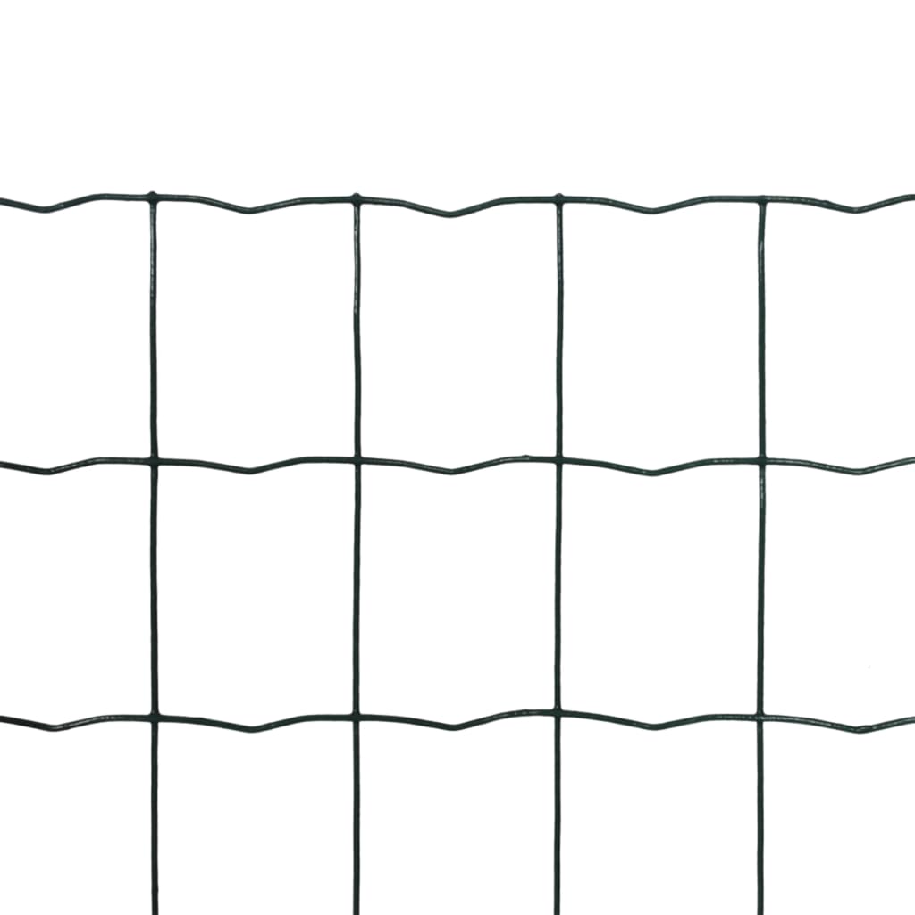 Recinzione Europea in Acciaio 25 x 1,0 m Verde