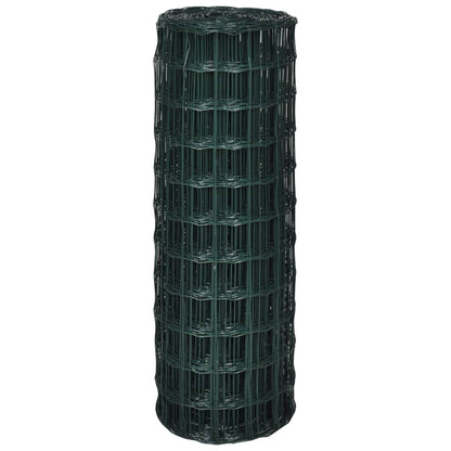 Recinzione Europea in Acciaio 25 x 1,5 m Verde