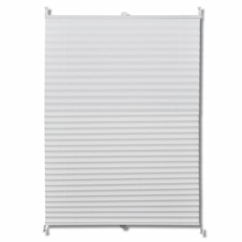 Tenda Plissettata 40x100cm Bianca Oscurante