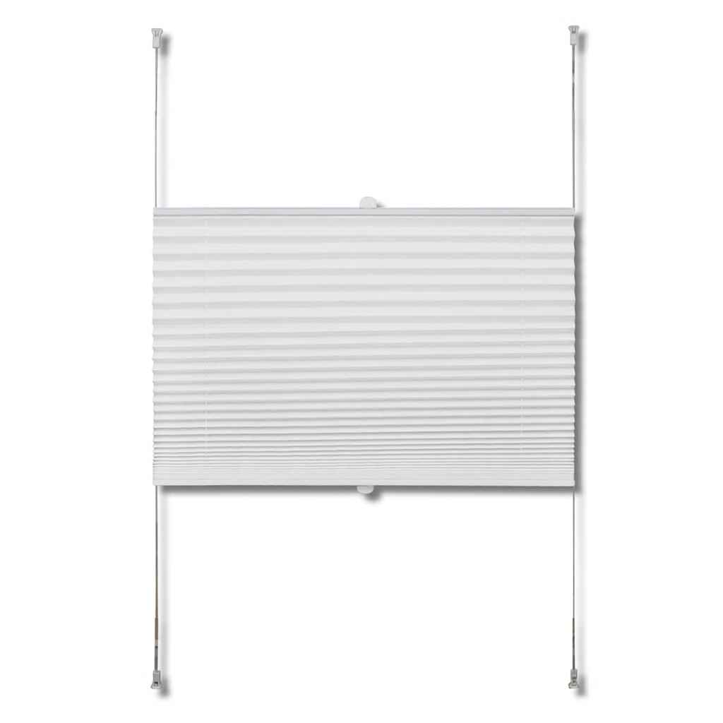 Tenda plissÃƒÂ¨ 90x100cm bianca