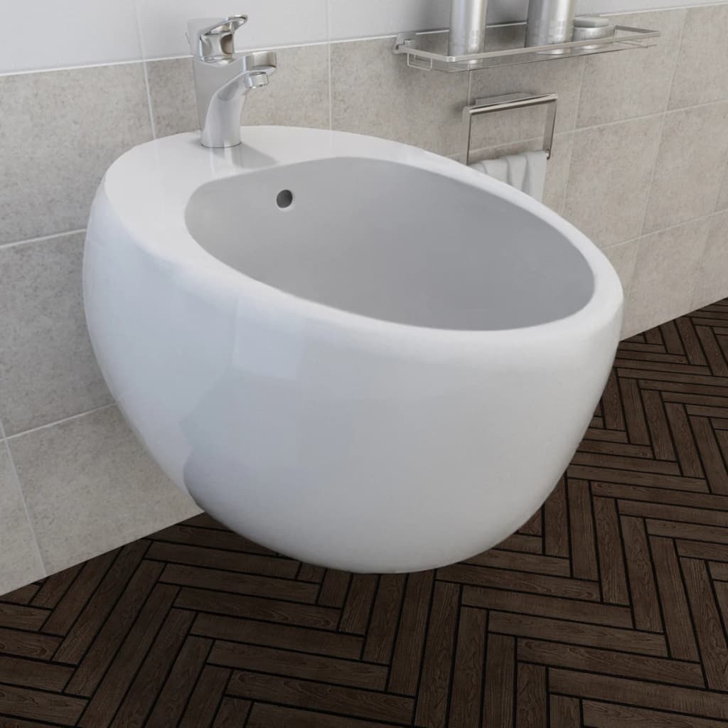 Bidet sospeso ceramica bianca