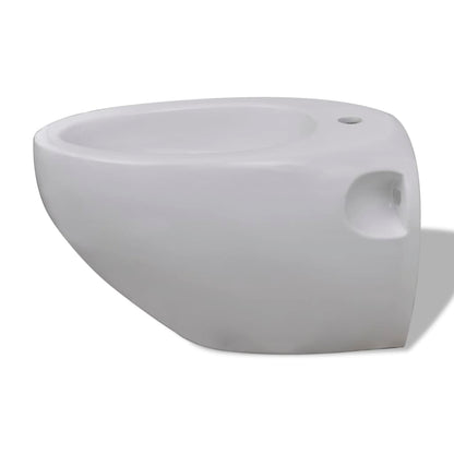 Bidet sospeso ceramica bianca