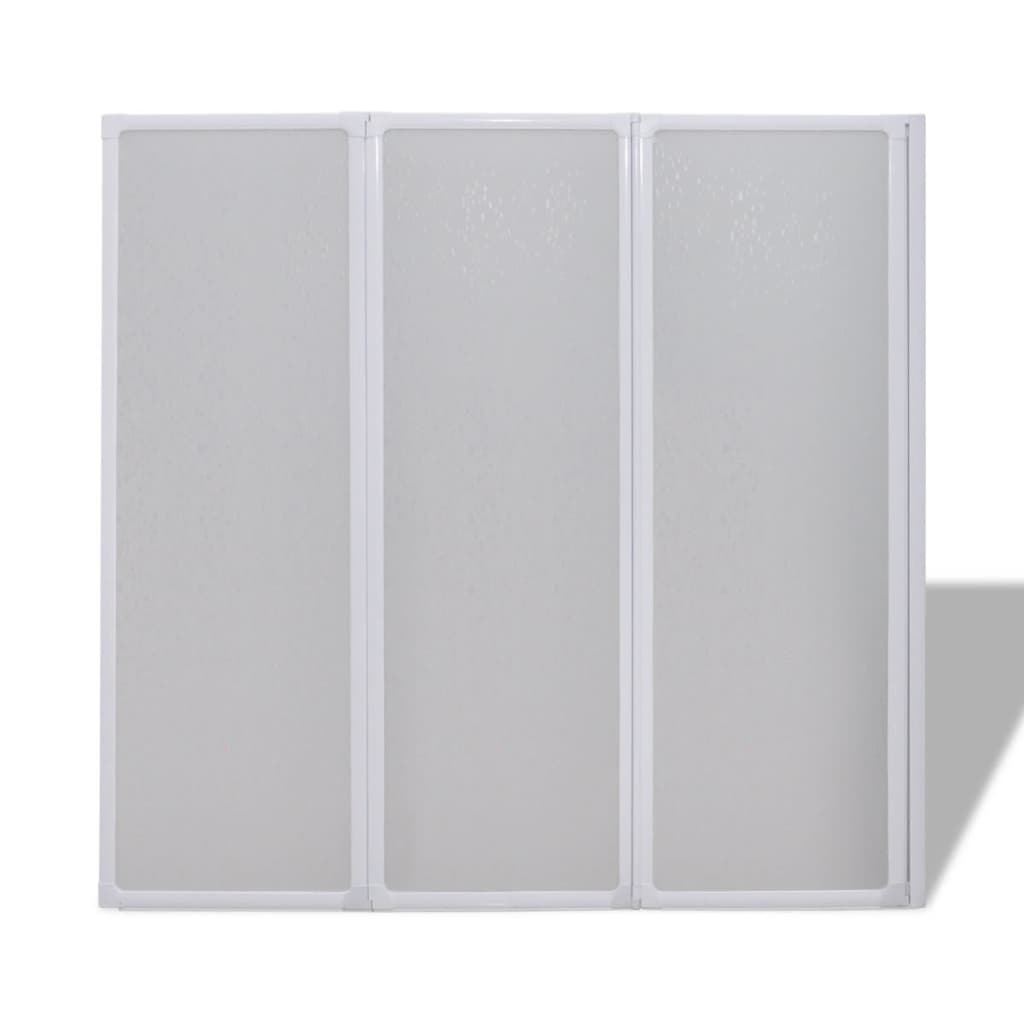 Doccia da bagno a parete 141 x 132 cm 3 Pannelli pieghevoli