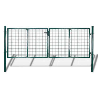 Cancello per Giardino in Rete Metallica 289x75 cm/306x125 cm