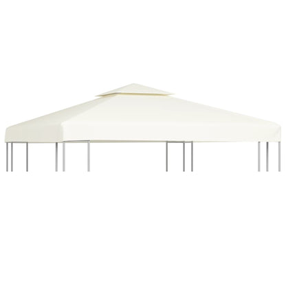 Telo di Ricambio per Gazebo 310g/mÃ‚Â² Bianco Crema 3x3m
