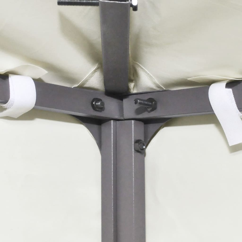 Telo di Ricambio per Gazebo 310g/mÃ‚Â² Bianco Crema 3x3m
