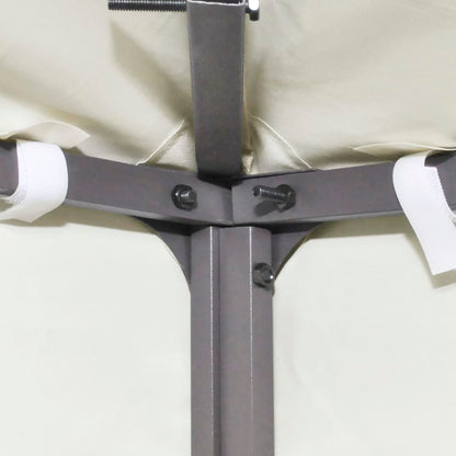 Telo di Ricambio per Gazebo 310g/mÃ‚Â² Bianco Crema 3x3m