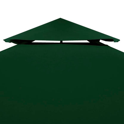Telo di Ricambio per Gazebo 310g/mÂ² Verde 3x3m