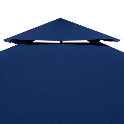 Telo di Ricambio per Gazebo 310g/mÂ² Blu Scuro 3x3m