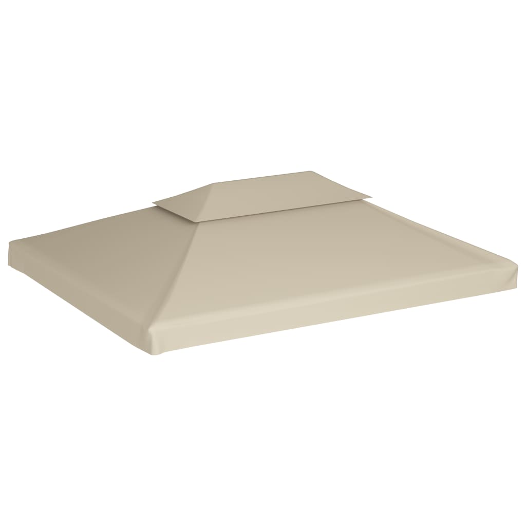 Telo di Ricambio per Gazebo 310g/mÃ‚Â² Beige 3x4m
