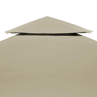 Telo di Ricambio per Gazebo 310g/mÃ‚Â² Beige 3x4m