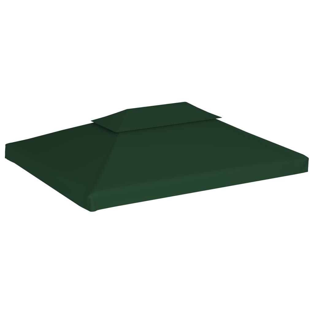 Telo di Ricambio per Gazebo 310g/mÂ² Verde 3x4m