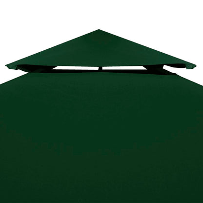 Telo di Ricambio per Gazebo 310g/mÂ² Verde 3x4m