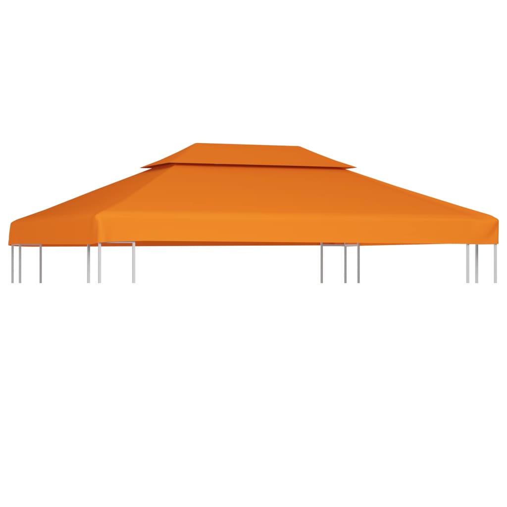 Telo di Ricambio per Gazebo 310g/mÂ² Arancione 3x4m