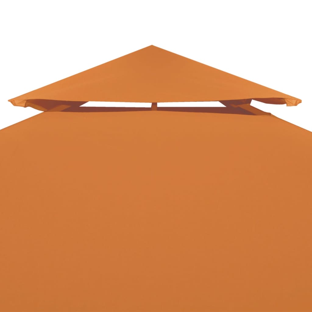 Telo di Ricambio per Gazebo 310g/mÂ² Arancione 3x4m