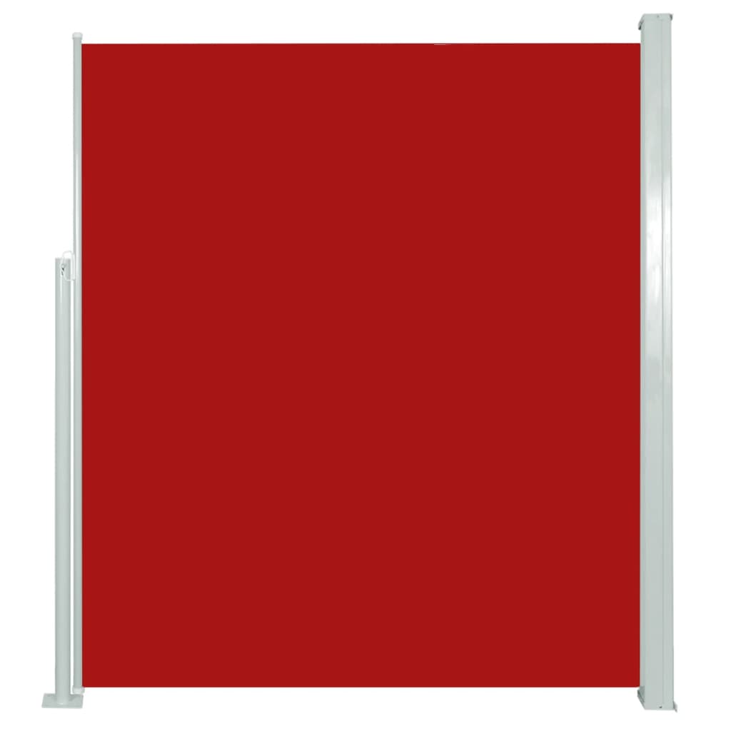 Tendalino Laterale per Patio Terrazzo 160 x 300 cm Rosso