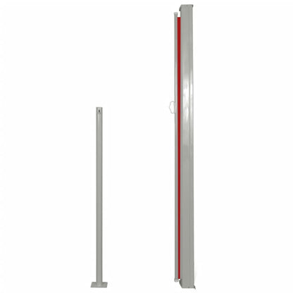 Tendalino Laterale per Patio Terrazzo 180 x 300 cm Rosso