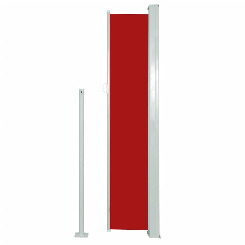 Tendalino Laterale per Patio Terrazzo 180 x 300 cm Rosso