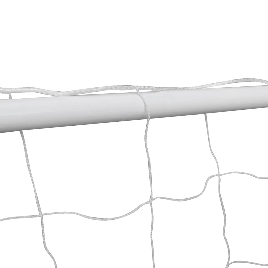 Set Porta da Calcio in Acciaio 240 x 90 x 150 cm Alta QualitÃ 