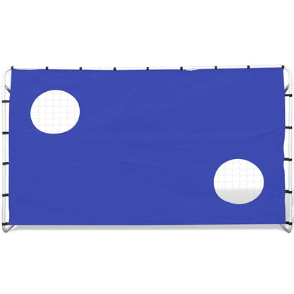 Porta da Calcio e Telone con Buchi per Allenamento 240x92x150cm