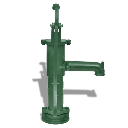 Pompa d'Acqua con Supporto per Giardino in Ghisa
