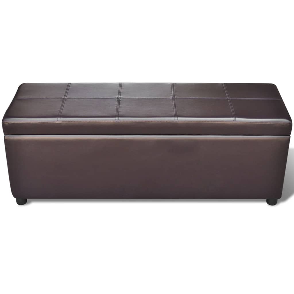 Cassapanca Lunga in Legno Marrone